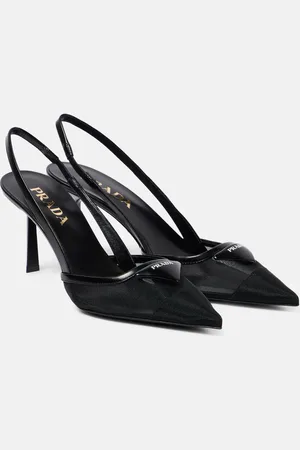 Prada Salones destalonados 75 con piel