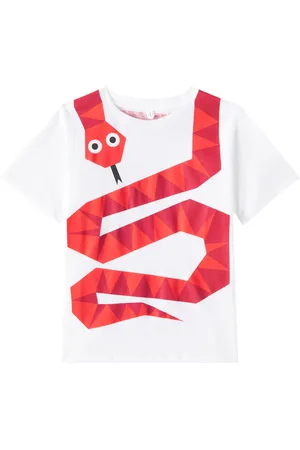 Stella McCartney Camiseta de jersey de algodón estampada