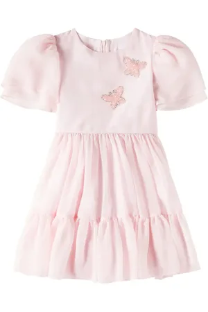 PATACHOU Vestido con volantes adornado