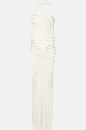 Ilkyaz Ozel Vestido de fiesta Samsara sin tirantes