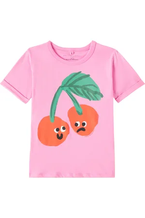 Stella McCartney Camiseta en jersey de algodón estampada