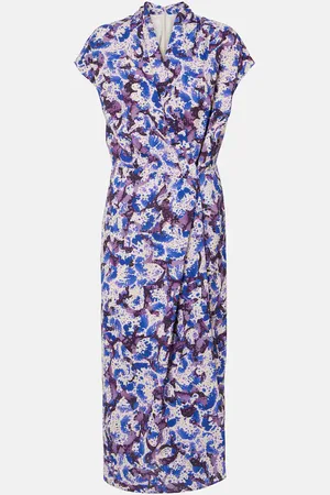 DRIES VAN NOTEN Vestido midi estampado