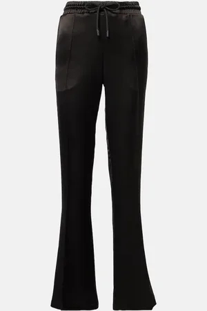 J.W.Anderson Pantalones rectos de satén de tiro medio