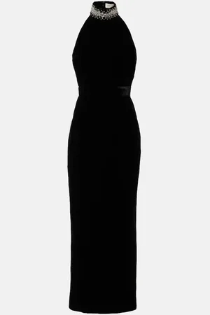 Ilkyaz Ozel Vestido largo Hemingway de seda