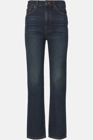 Khaite Jeans rectos Abigail de tiro alto