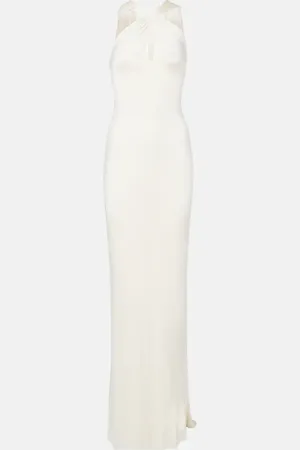 Ilkyaz Ozel Vestido de fiesta Maia drapeado