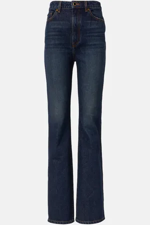 Khaite Jeans rectos Danielle de tiro alto
