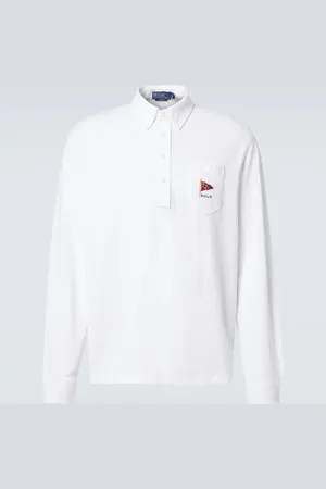 Ralph Lauren Polo en piqué de algodón con logo