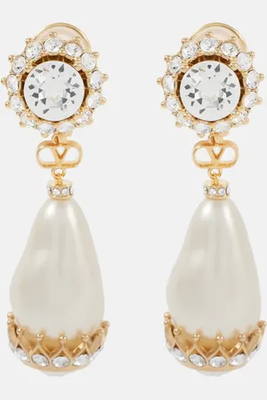 VALENTINO Pendientes largos Famiglia adornados