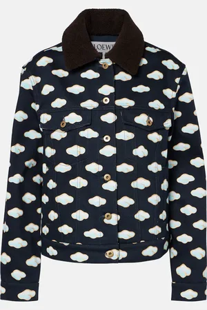 Loewe Chaqueta de denim estampada con borrego