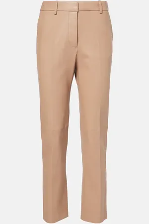Joseph Pantalones rectos Coleman de piel