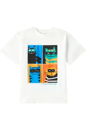 Stella McCartney Camiseta de algodón
