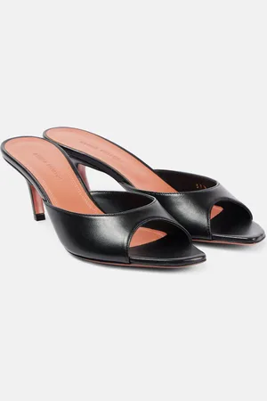Amina Muaddi Mules Alexa 60 de piel