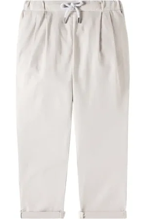 Brunello Cucinelli Pantalones de gabardina