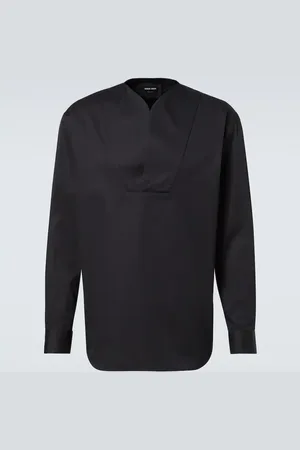 Giorgio Armani Polo de sarga de algodón