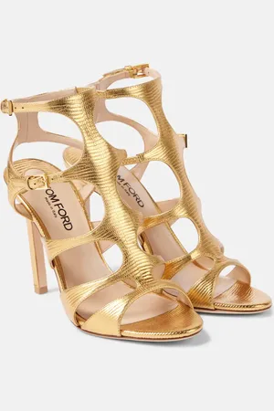 Tom Ford Sandalias Paradis de piel grabada