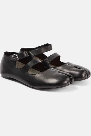Maison Margiela Bailarinas Mary Jane Tabi de piel