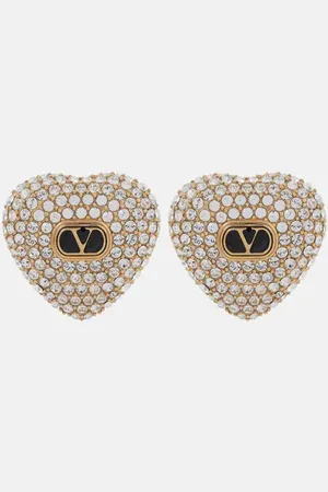 VALENTINO Pendientes Cuore XS adornados