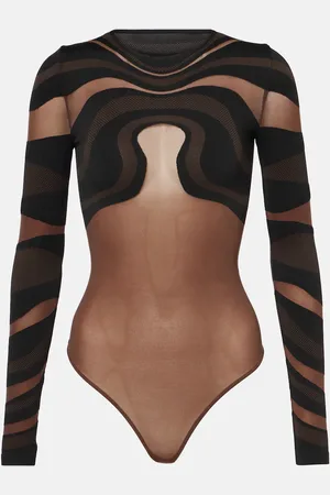 Wolford Body Fatal de jersey fruncido