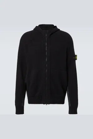Stone Island Sudadera con capucha de mezcla de algodón