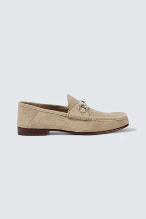 Gucci Mocasines Horsebit 1953 de ante GG