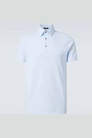 Loro Piana Polo en piqué de algodón