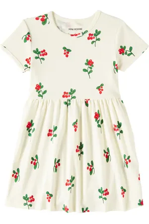 Mini Rodini Vestido Lingonberries de algodón
