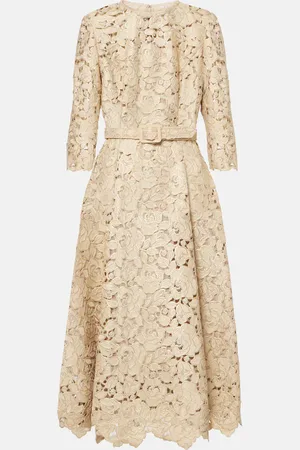 Oscar de la Renta Vestido de cóctel de guipur