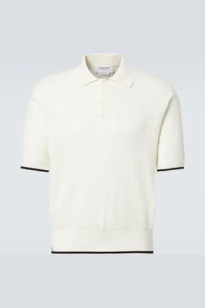 Thom Browne Polo 4-Bar de algodón