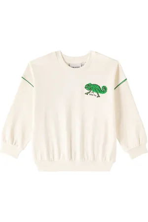 Mini Rodini Sudadera Lizard de jersey de algodón