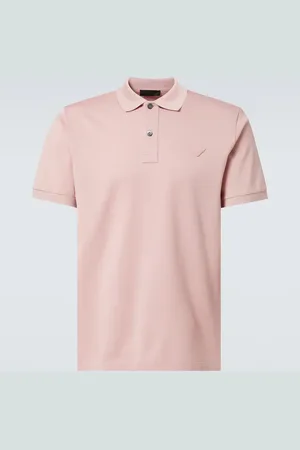 Prada Polo de piqué de algodón