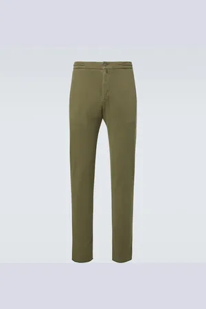 Kiton Pantalones chinos de tiro medio