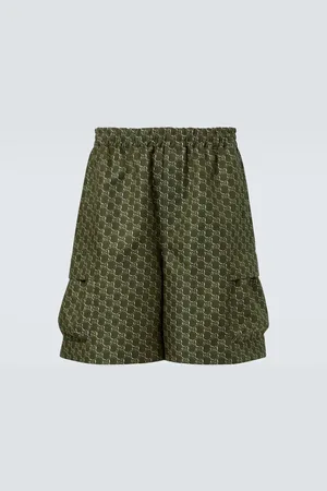 Gucci Shorts de algodón con GG Shadow en jacquard