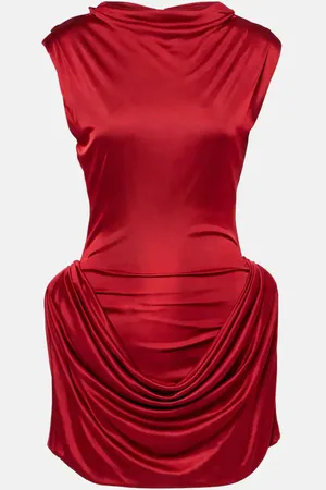 MAGDA BUTRYM Vestido corto drapeado