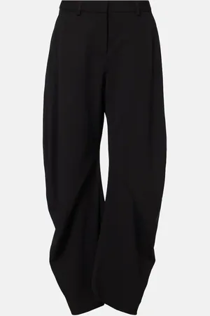 Acne Studios Pantalones anchos de tiro medio