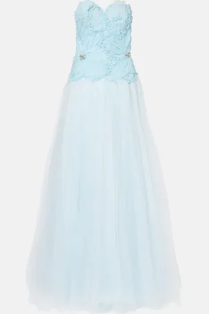 Costarellos Vestido de fiesta Edra de tul floral