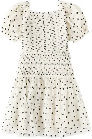 Konges Sløjd Konges Sløjd Vestido Charlene de tul de lunares