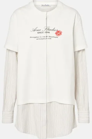Acne Studios Blusa de algodón
