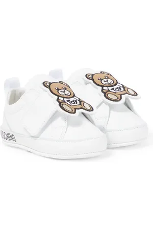 Moschino Bebé - zapatillas Teddy Bear de piel