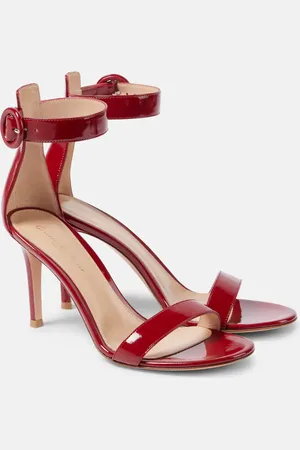 Gianvito Rossi Sandalias Portofino 85 de charol