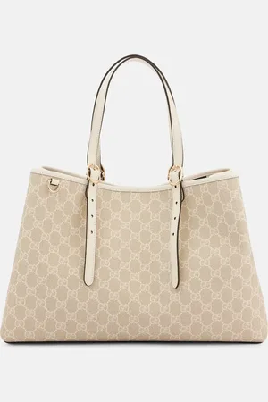 Gucci Tote GG Emblem Medium con piel