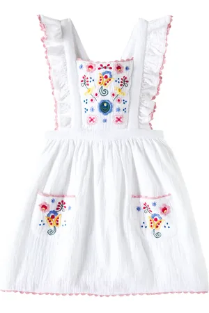 Louise Misha Vestido Huguette de gasa de algodón