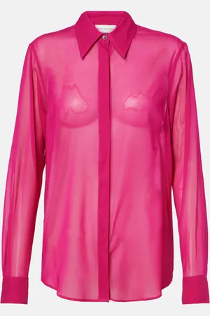 DRIES VAN NOTEN Camisa de mezcla de seda
