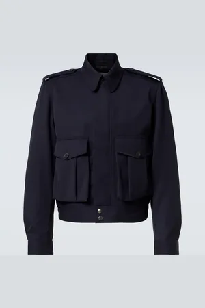 DRIES VAN NOTEN Chaqueta de gabardina de lana