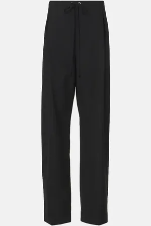 Khaite Pantalones anchos Trenton de lana