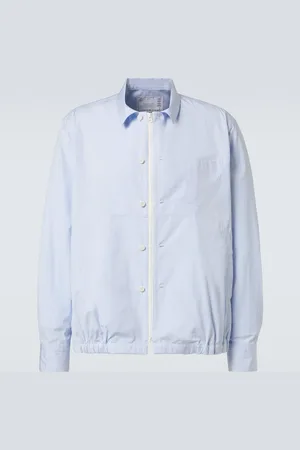 SACAI Chaqueta de algodón a rayas