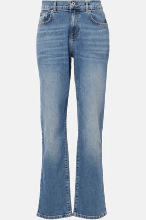 AG Jeans Jeans rectos de tiro alto