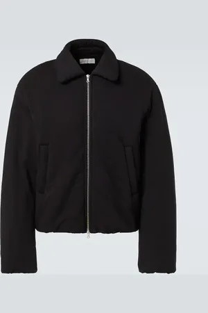 DRIES VAN NOTEN Chaqueta acolchada de jersey de algodón