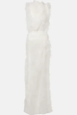 MATICEVSKI Vestido de fiesta Alabaster de mezcla de seda