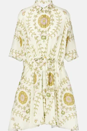Giambattista Valli Vestido camisero de algodón floral